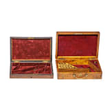 Lot of wooden cases for handguns, 19/20th century