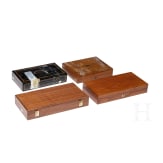Lot of wooden cases for handguns, 19/20th century