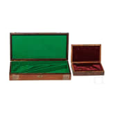 Lot of wooden cases for handguns, 19/20th century