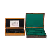 Lot of wooden cases for handguns, 19/20th century