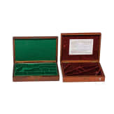 Lot of wooden cases for handguns, 19/20th century