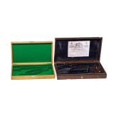 Lot of wooden cases for handguns, 19/20th century