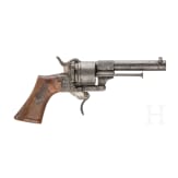 A pinfire revolver by Albert Staehle, Vienna, circa 1870
