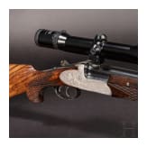 A Ferlach over-and-under rifle with Zeiss scope