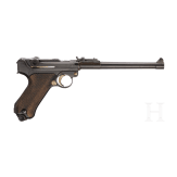 An Artillery Luger by DWM, 1917, with shoulder stock and holster