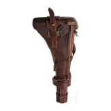 An Artillery Luger by DWM, 1917, with shoulder stock and holster