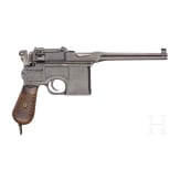 A "Broomhandle" Mauser C96/16 with shoulder stock