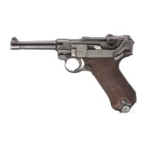 A Mauser Luger, coded "1938 - S/42"