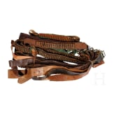 Large lot of belts, civilian and military, Germany, 20th century