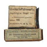 Patronen Kal. 11,15x60R M71 und 7,63mm Mauser