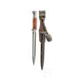 A bayonet 84/98 new pattern from 1915, with Bavarian sword knot