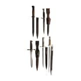 Five bayonets, German/Swiss, 1st half of 20th century