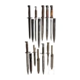 Nine bayonets