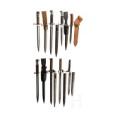 Eight bayonets