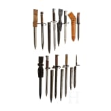 Eight bayonets
