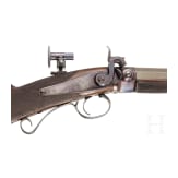 A heavy target rifle, collector's replica in 1840ies style