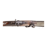 A heavy target rifle, collector's replica in 1840ies style