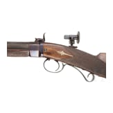 A heavy target rifle, collector's replica in 1840ies style