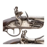 A pair of navy (?) flintlock pistols, similar to M 1822