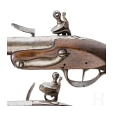 A pair of navy (?) flintlock pistols, similar to M 1822