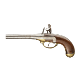 A French M 1777 cavalry pistol, 1st model