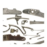 Mixed lot of spare parts for an Austrian W&auml;nzel rifle