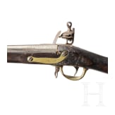 A spain military flintlock infantry musket, dated 1834