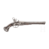 A military Miquelet flintlock pistol by Coma in Ripoll, circa 1680