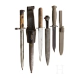 Three Austrian bayonets, 20th century