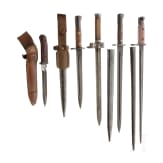 Five bayonets, Southeast Europe, 20th century