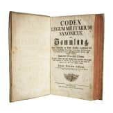 Tobias Benjamin Hoffman, "Codex Legum Militarium Saxonicus", Dresden, 1763