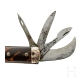 Goldmontiertes Taschenmesser, England, 2. Hälfte 18. Jhdt.