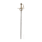 A German deluxe rapier with gold-plated hilt, circa 1600