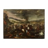 A battle scene, Flemish/French, mid 17th century