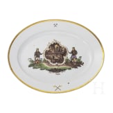 A large German porcelain dish, ca. 1800