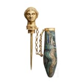 Goldbandglas mit figürlichem Golddeckel, römisch, 1. Jhdt.