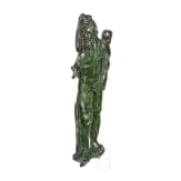 Bronzefigur des Herkules, römisch, 2. - 3. Jhdt.