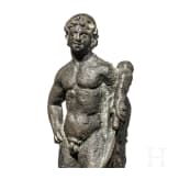 Bronzestatuette des Herkules, römisch, 1. – 2. Jhdt.