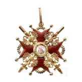 St. Stanislaus-Orden - Kreuz 2. Klasse mit Schwertern, Russland, um 1910