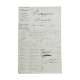 Napoleon I. - eigenhändige Apostillen auf einem Rapport vom 17.9.1806