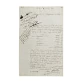 Napoleon I - an apostille, handwritten and dated 8.1.1808