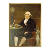 Repräsentative Ledermappe von Louis François Legrand, Generalsekretär der Kaiserlichen Post, 1804 - 1815