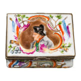 A porcelain box with Napoleon motif, circa 1815