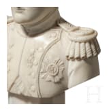 A French ivory bust of Napoleon, circa 1860