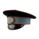 A Russian visor cap for officers of the Semyonovsky Lifeguard Regiment, circa 1900