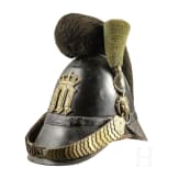 A dragoon helmet M 1845/48 for enlisted men of the riflemen