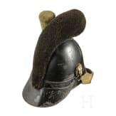 A dragoon helmet M 1845/48 for enlisted men of the riflemen