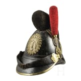 A dragoon helmet M 1845/48 for enlisted men of the artillery