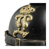 A dragoon helmet M 1868 for enlisted men of the infantry
