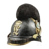 A dragoon helmet M 1868 for cavalry, artillery or transport troops